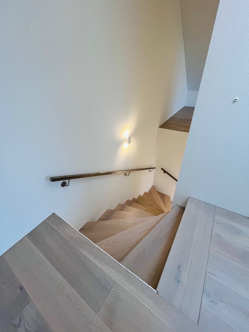 Treppe ins Attikageschoss