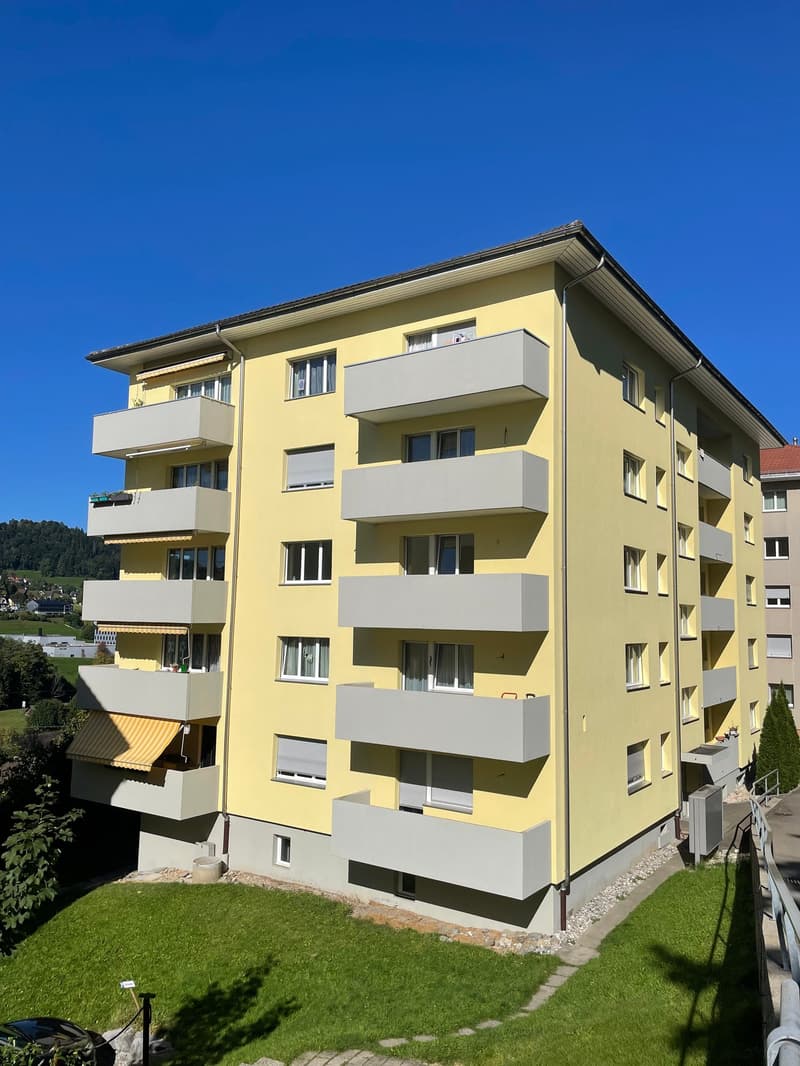 Bello appartamento 1,5 locali con balcone in affitto (1)