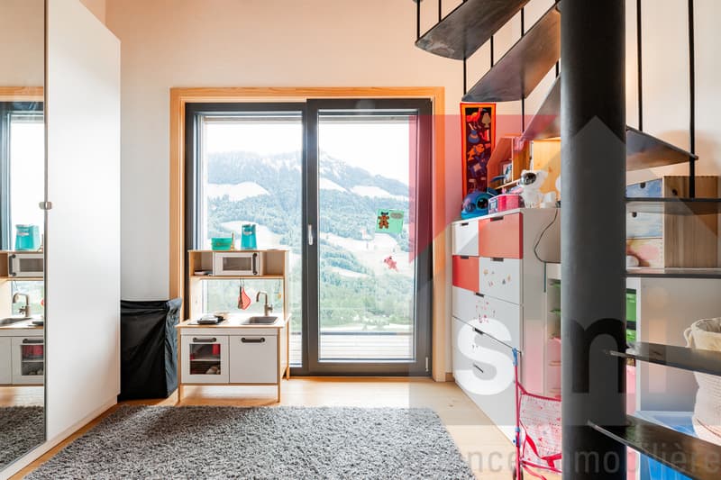 Chambre enfant avec mezzanine