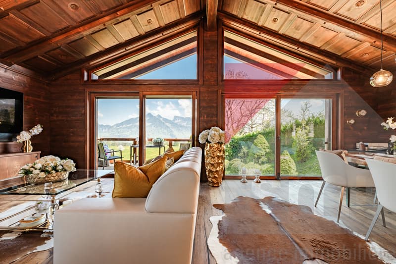 Chalet exclusif, entièrement rénové et meublé, dans un coin de paradis (1)