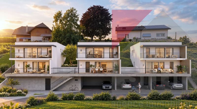 Promotion de 3 villas individuelles La Côte 12, Le Bry (1)