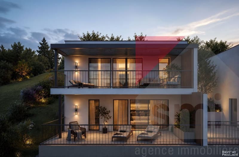 Promotion de 3 villas individuelles : La Côte 12, Le Bry (1)