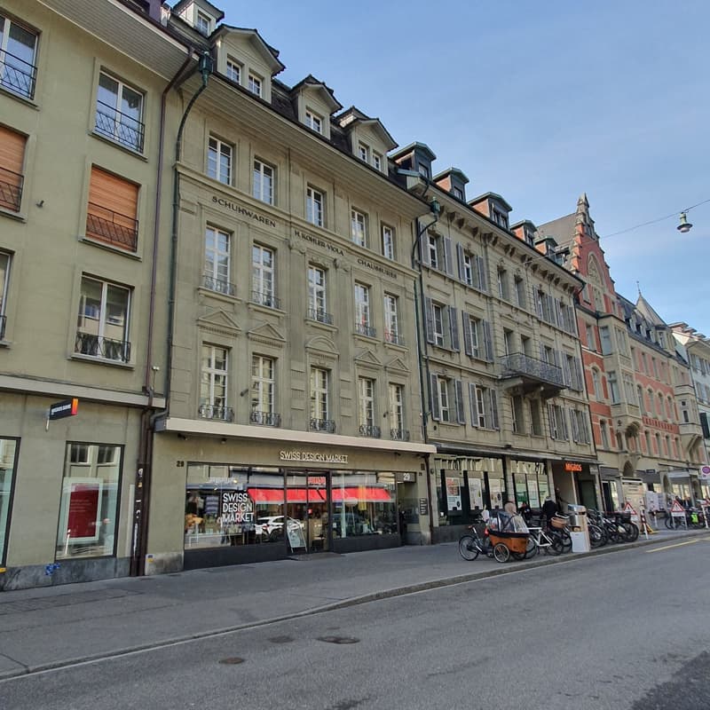 Arbeiten mitten in der Berner Altstadt (1)