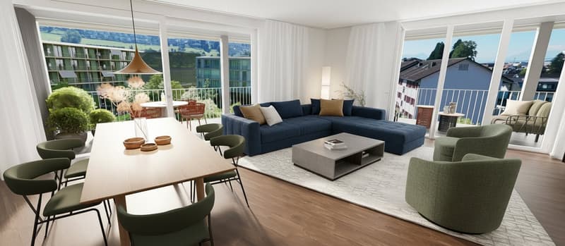 Neubau 2.5-Zimmer-Wohnung in Zug (1)