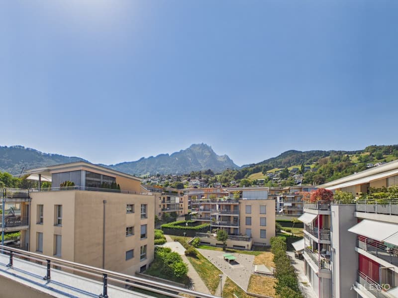 Exquisite 3½-Zimmer-Attikawohnung (108 m2) mit Traumterrasse und Seesicht (10)