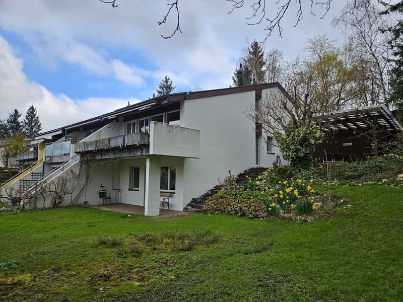 3.5 or 4.5 room row-end single-family house in top condition (108 m2) with large garden complex (1)