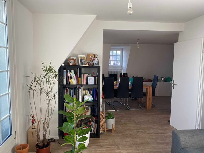 Ampio e accogliente appartamento mansardato di 3,5 locali con balcone (10)