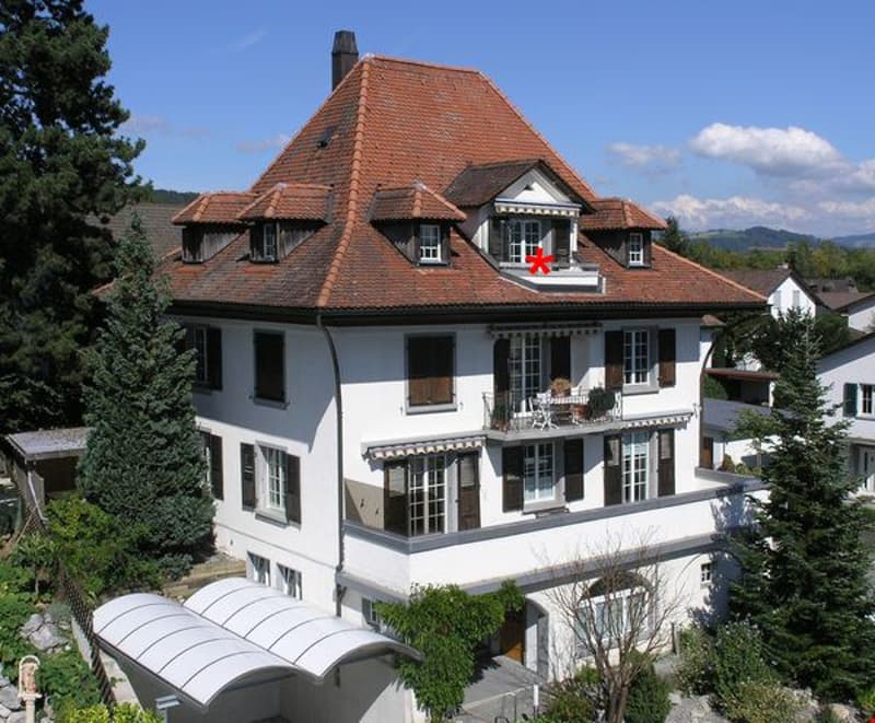 Ampio e accogliente appartamento mansardato di 3,5 locali con balcone (12)
