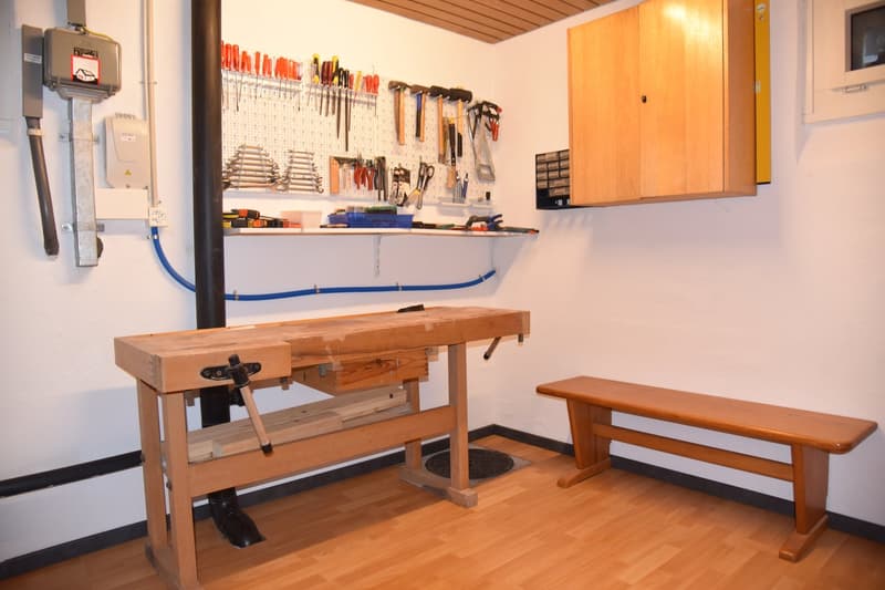 Bastel-Raum im UG