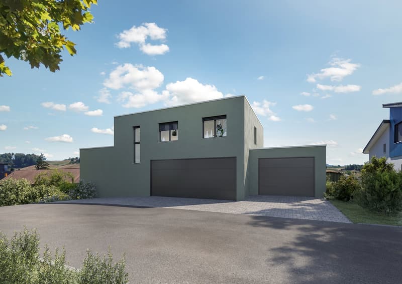 Die Gelegenheit! Im Zentrum von Worb, freistehende Einfamilienhaus mit Weitischt! (2)