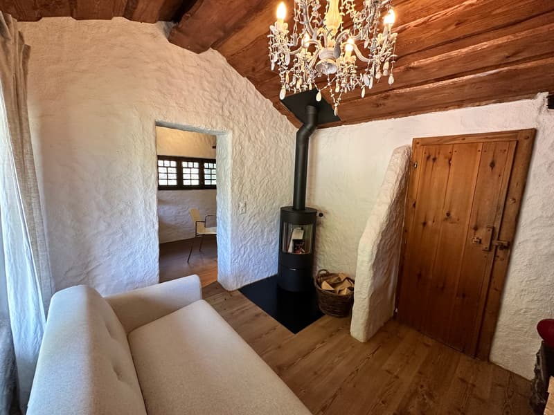 Innenraum Spycher (Ferienhaus)