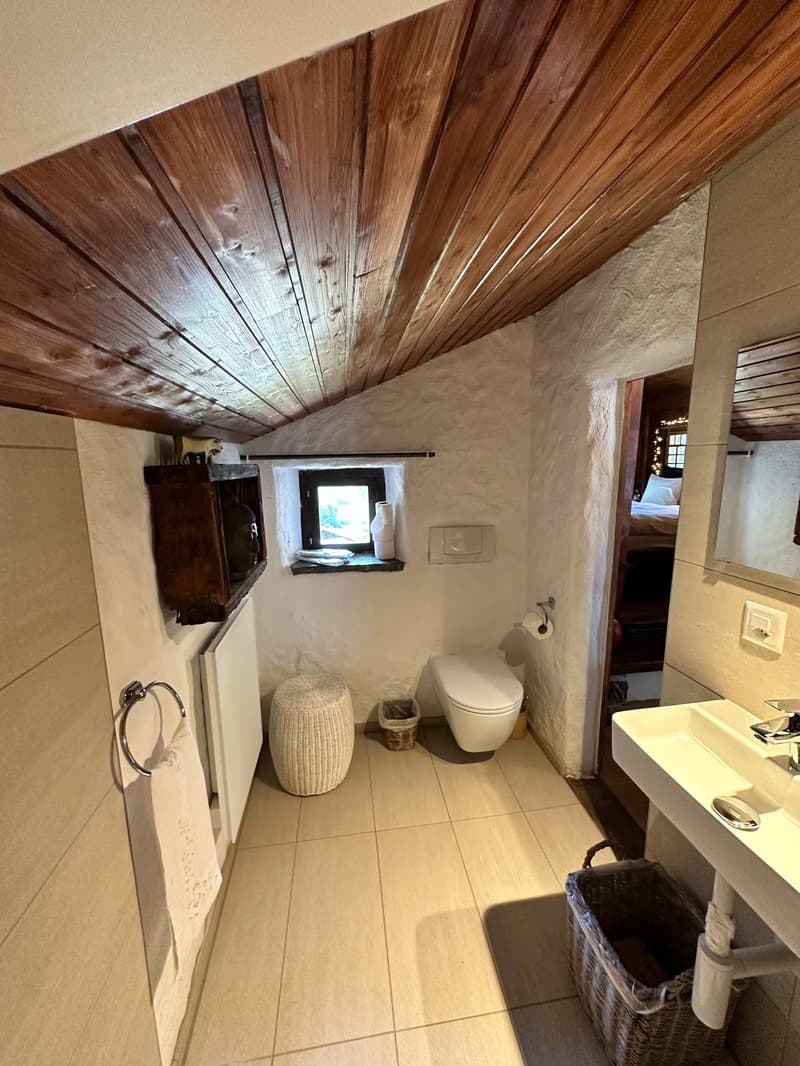 Sanitärbereich Spycher (Ferienhaus)