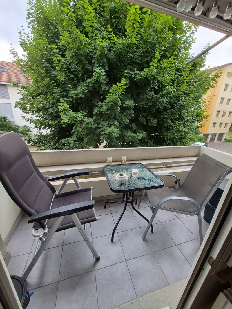 Appartement calme de 3,5 pièces avec balcon à Lyss (BE) (12)