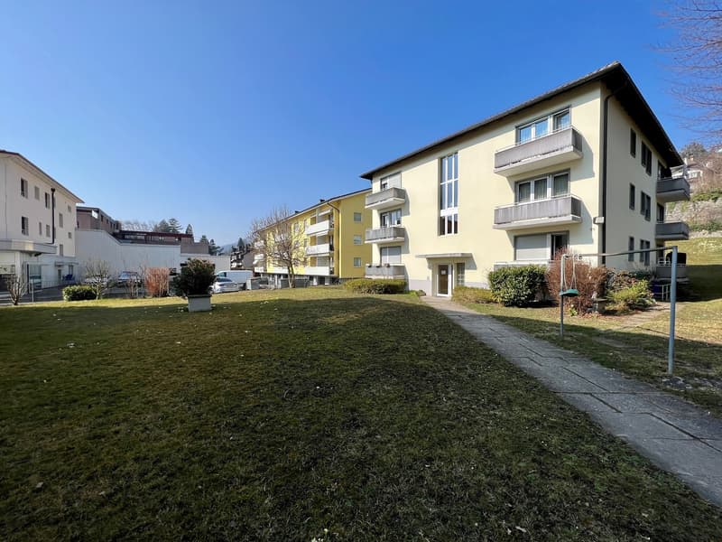Appartamento 1 1/2 locali completamente ristrutturato con cucina aperta e balcone (6)