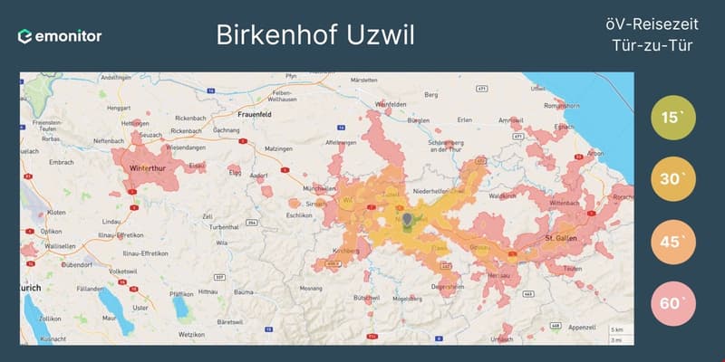 Reisezeit mit ÖV