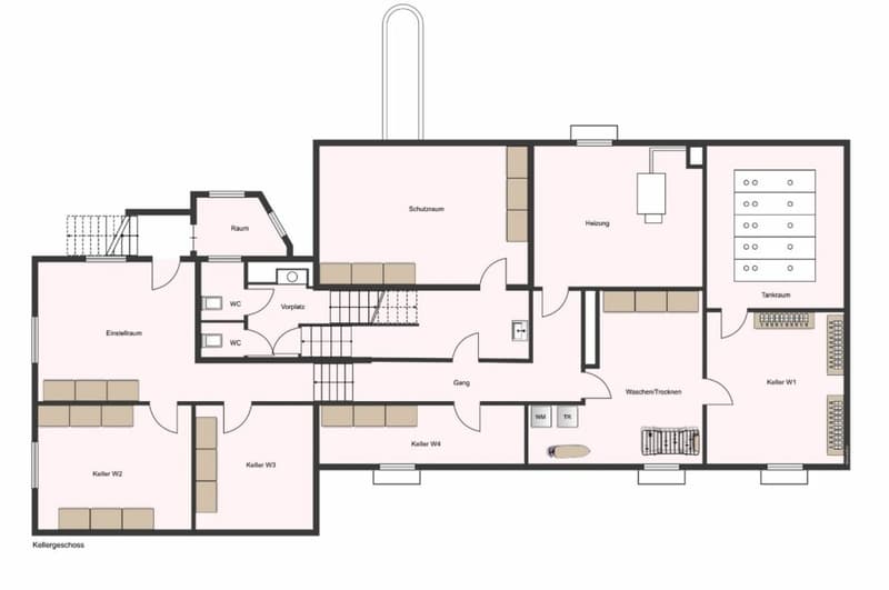 Grundrissplan