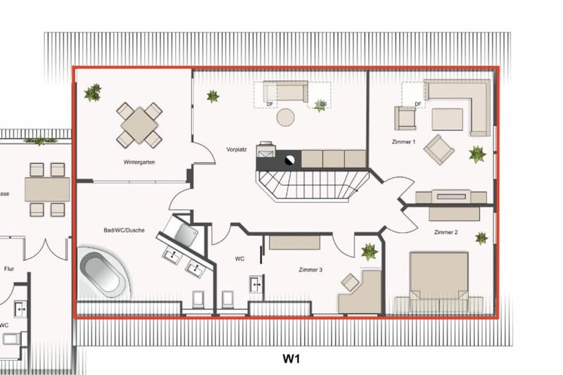 Plan Wohnung 1