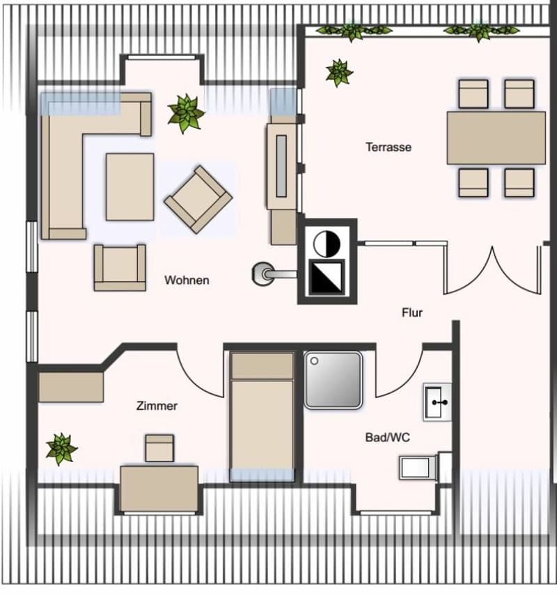 4.5 Zimmer Maisonette Wohnung