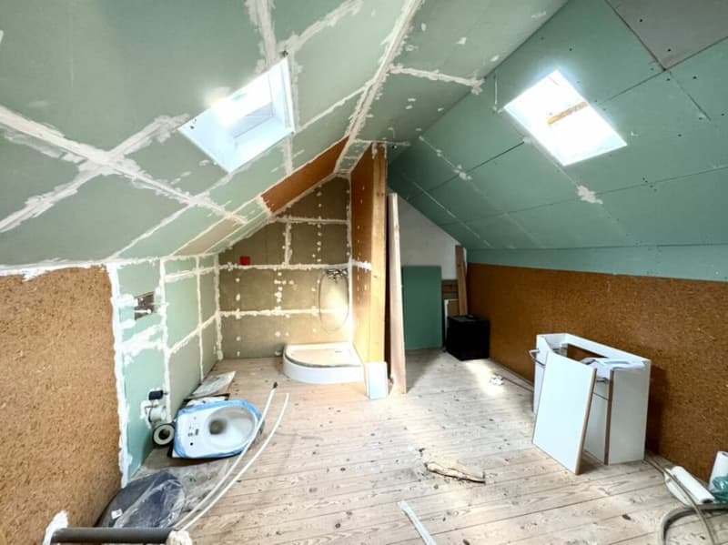Grosses freistehendes 7.5-Zimmer-Bauernhaus für Pferdeliebhaber oder Kleintierhalter! Pferdeboxen, Remise, Wald und Wiesen .... (32)