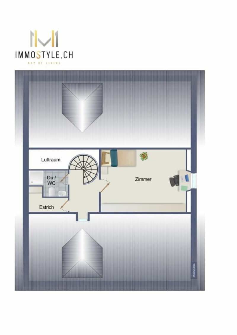 3.5 Zimmer Maisonette Wohnung in Hermetschwil (14)