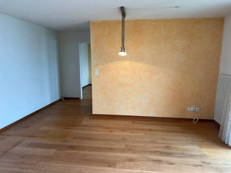 Vista panoramica sul lago di Thun: ampio appartamento di 2,5 locali al piano terra a Oberhofen (7)