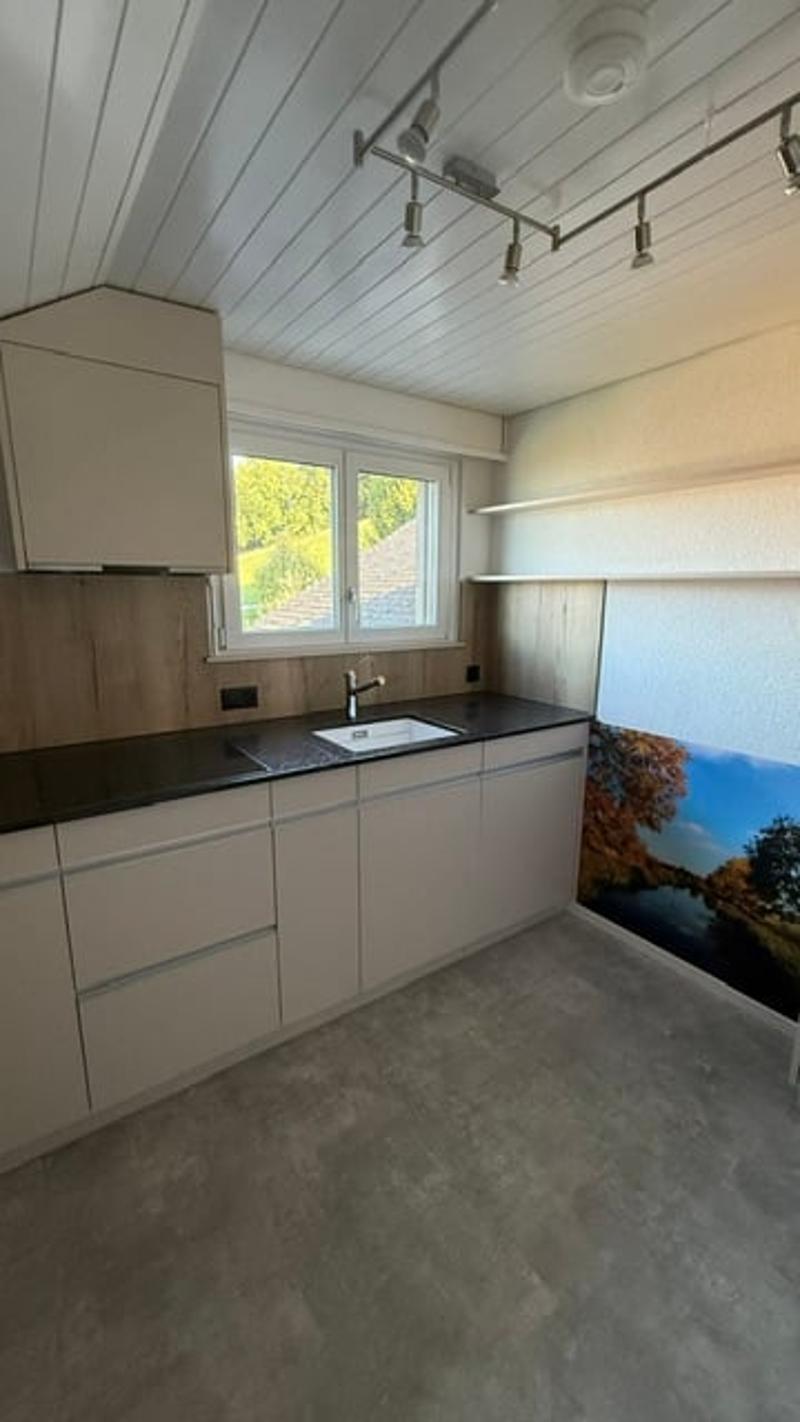 Incantevole appartamento mansardato di 4 locali con vista mozzafiato sul lago e le montagne a Oberhofen am Thunersee (5)