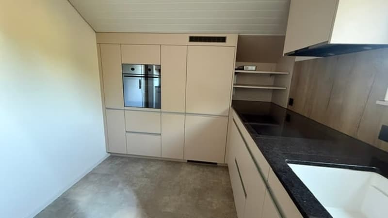 Incantevole appartamento mansardato di 4 locali con vista mozzafiato sul lago e le montagne a Oberhofen am Thunersee (7)