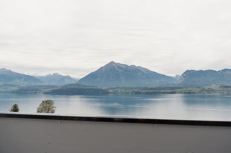 Charmante 4-Zimmer-Dachwohnung mit traumhaftem See- und Bergblick in Oberhofen am Thunersee (2)