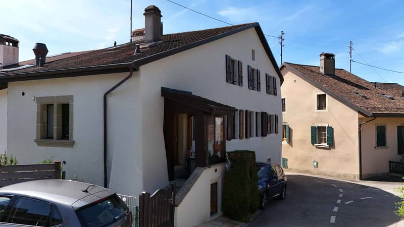 Maison de charme et authentique du 17ème siècle au cur du bourg avec jardin et terrasse (12)