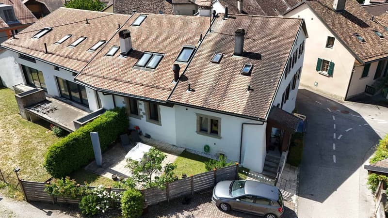 Maison de charme et authentique du 17ème siècle au cur du bourg avec jardin et terrasse (11)