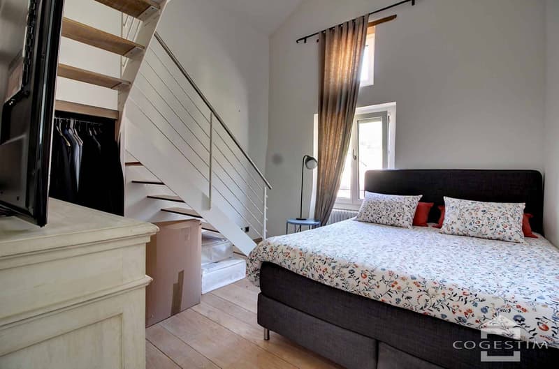 Maison de charme et authentique du 17ème siècle au cur du bourg avec jardin et terrasse (7)