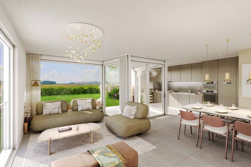 CORÇALIA Villa a schiera nuova a Corcelles-près-Payerne (3)