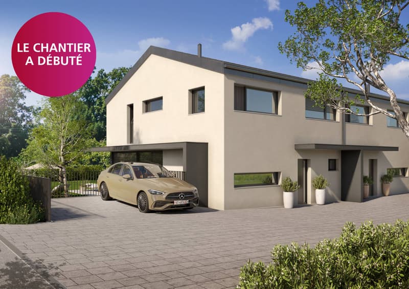 Projet de deux villas jumelles à deux pas du Léman VILLA B (1)