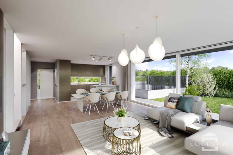 Projet de deux villas jumelles à deux pas du Léman VILLA A (3)