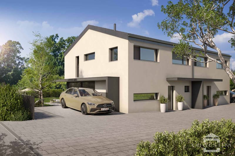 Projet de deux villas jumelles à deux pas du Léman VILLA A (6)