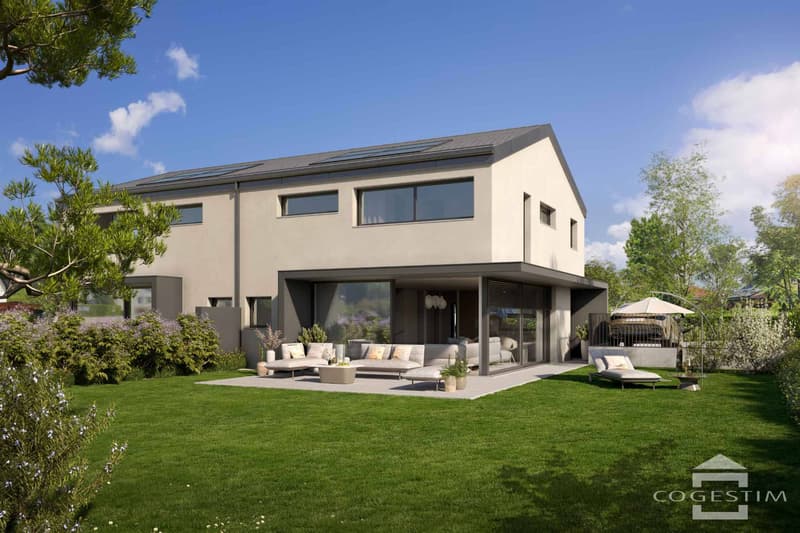 Projet de deux villas jumelles à deux pas du Léman VILLA A (7)