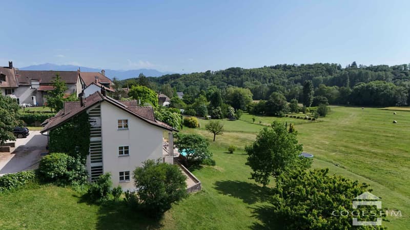 La sérénité de la campagne à 10 minutes de Morges Grande maison mitoyenne (11)