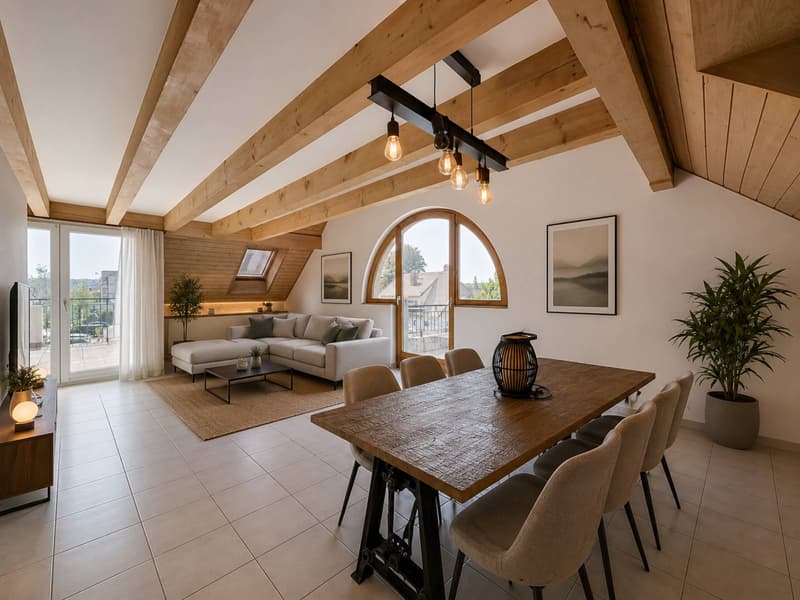 Dachgeschoss-Duplexwohnung mit Terrasse und Balkon (2)