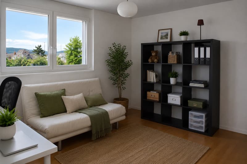 Charmante 5.5-Zimmer-Wohnung mit Balkon und herrlicher Aussicht in Rubigen (7)