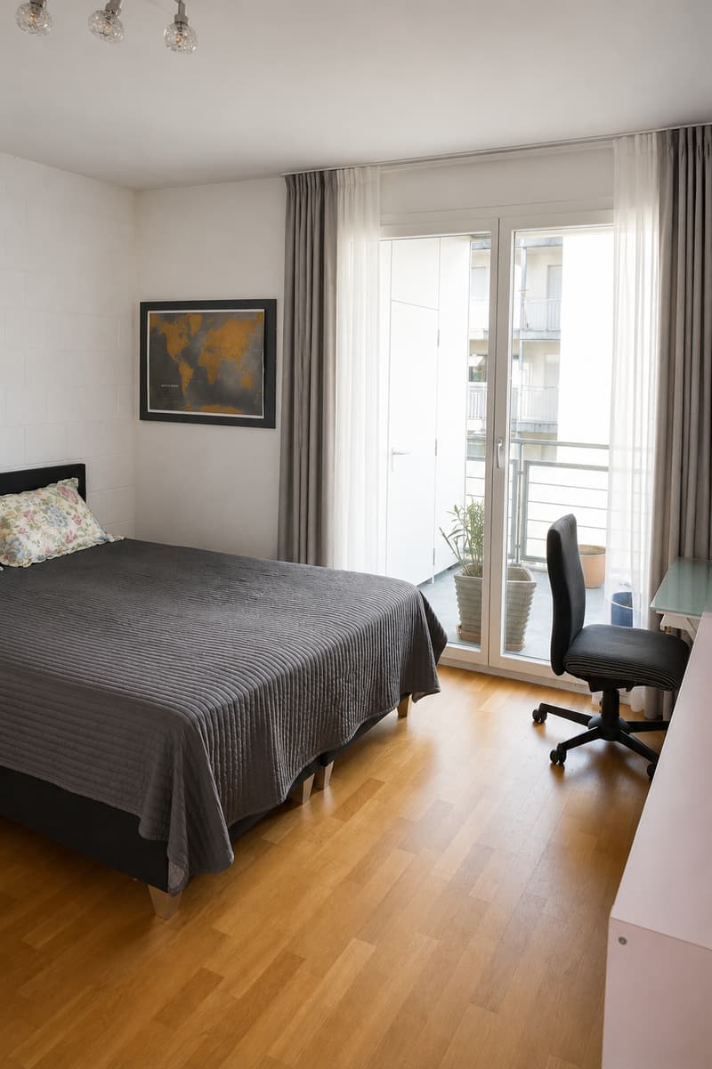 Charmante 5.5-Zimmer-Wohnung mit Balkon und herrlicher Aussicht in Rubigen (9)