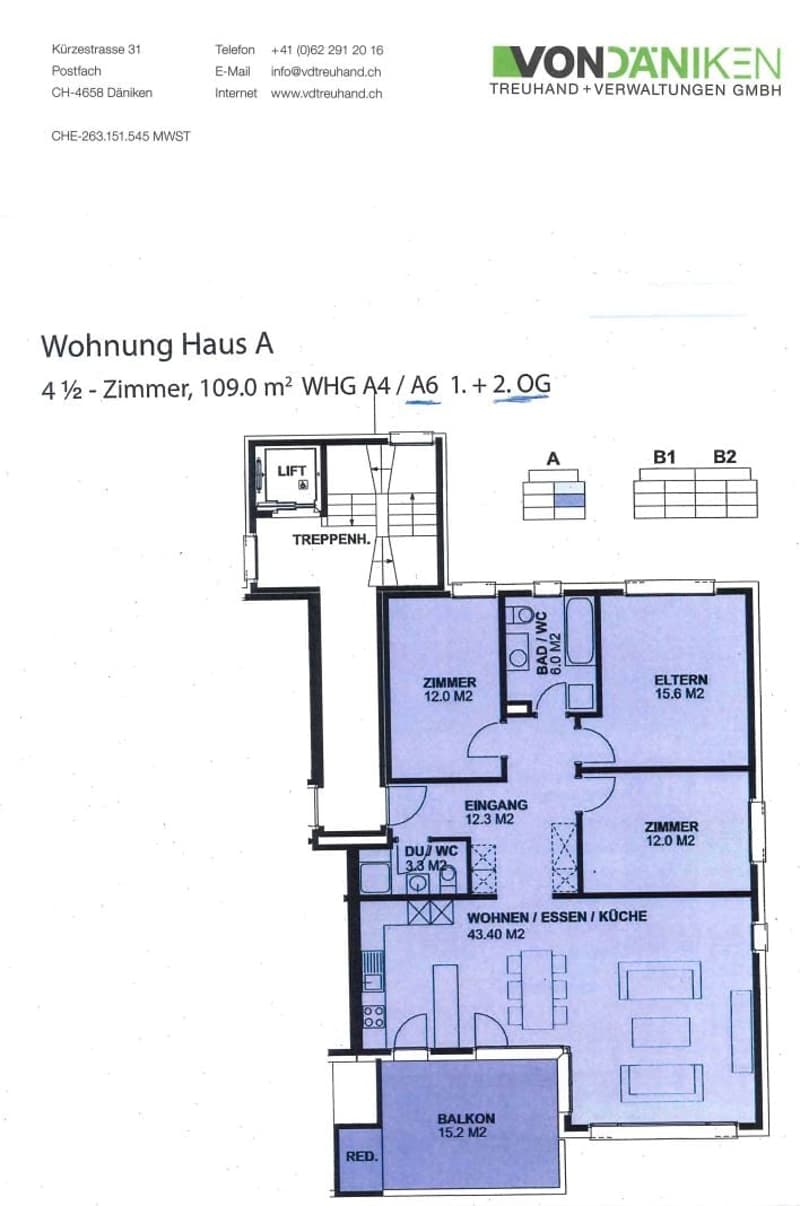 Moderne 4.5 Zimmer-Wohnung mit Balkon und schöner Aussicht in Dulliken (13)
