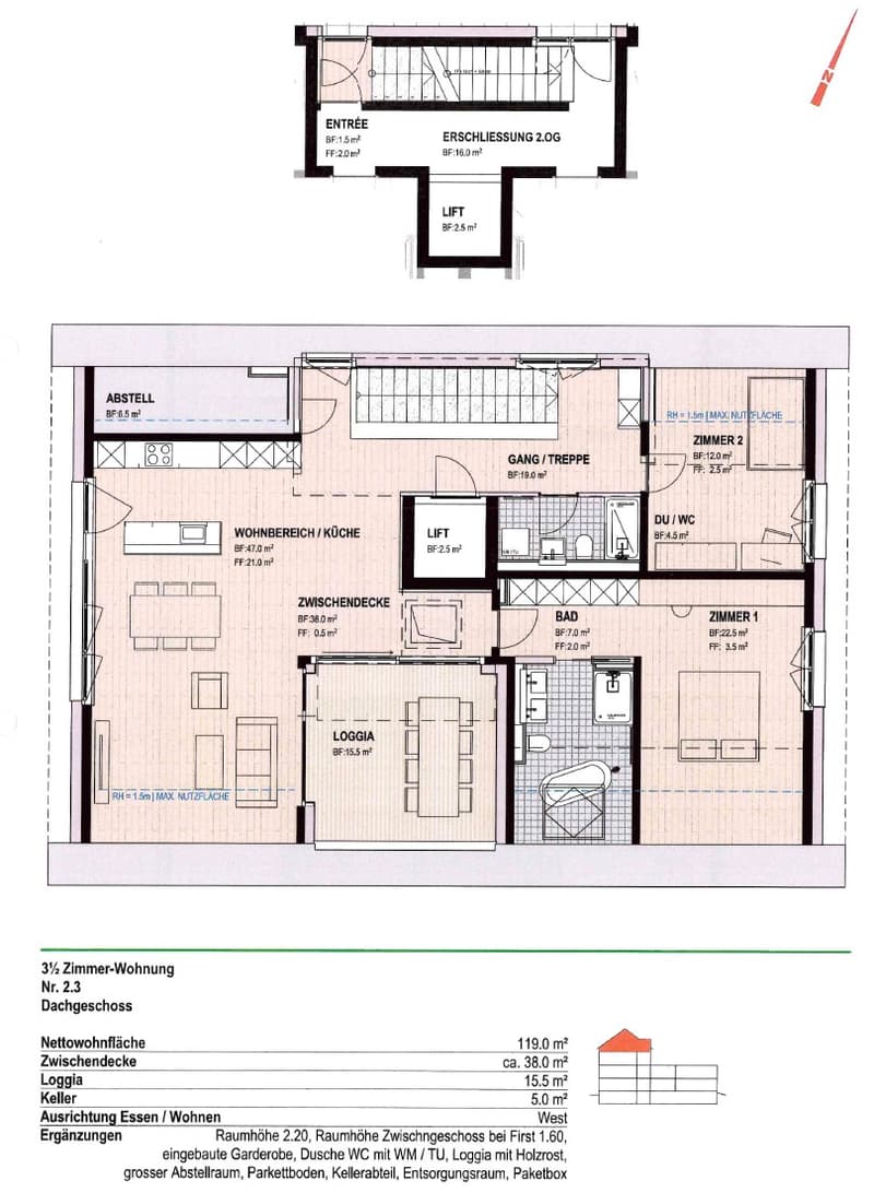 Helle 3.5-Zimmer-Wohnung mit Balkon und schöner Aussicht in St. Gallen (15)