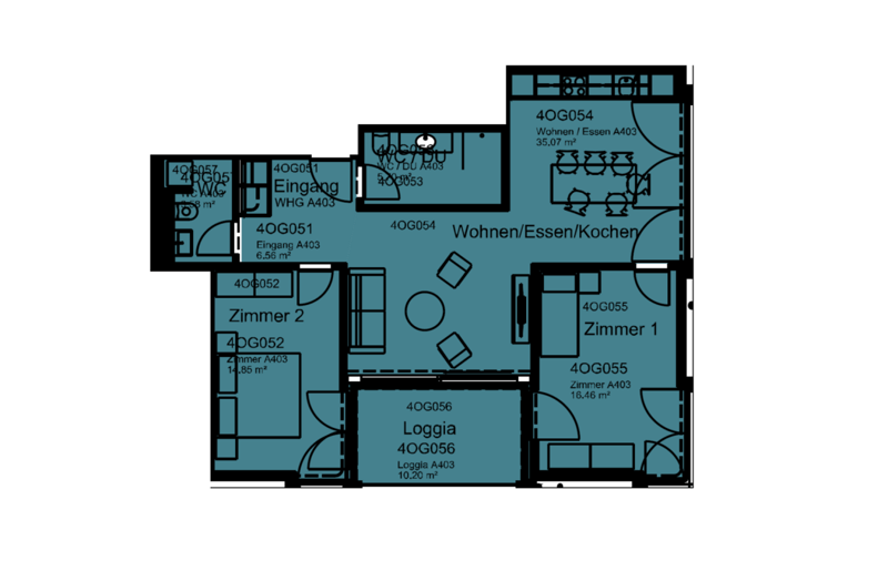 Top modern 3.5-room apartment in the center of Wittenbach (9)
