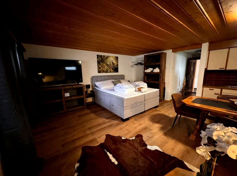 Charmante 1.5-Zimmer-Wohnung an der Bahnhofstrasse in Davos Dorf (1)