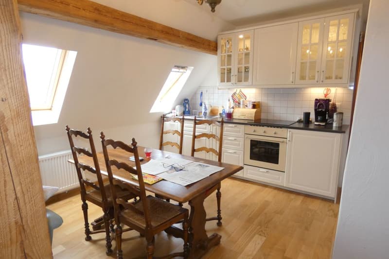 Küche offen zu Wohnzimmer
