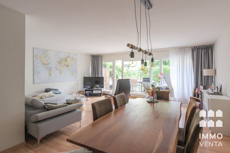 Duplex 3½ WHG im Grünen mit grosser Terrasse un Gartensitzplatz (4)