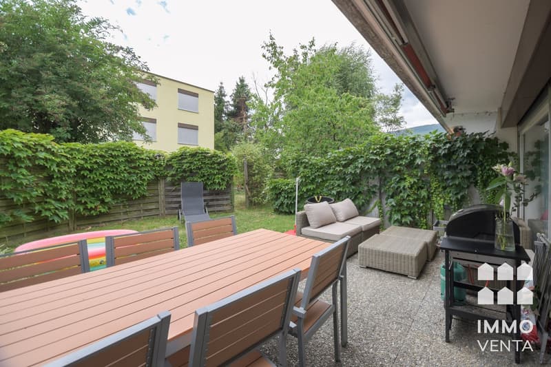 Duplex 3½ WHG im Grünen mit grosser Terrasse un Gartensitzplatz (1)