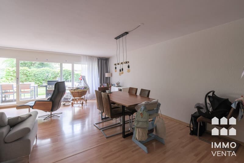 Duplex 3½ WHG im Grünen mit grosser Terrasse un Gartensitzplatz (3)