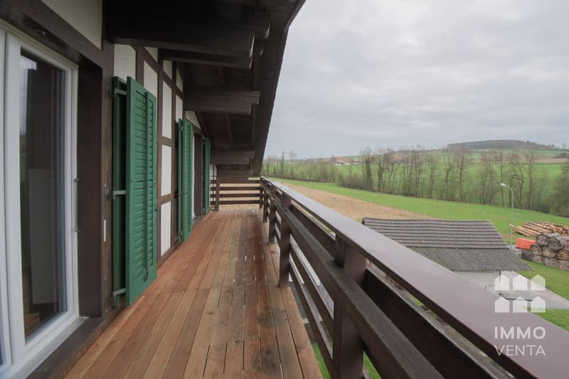 Landscape view - 2.5-room attic apartment in Schnottwil (8)