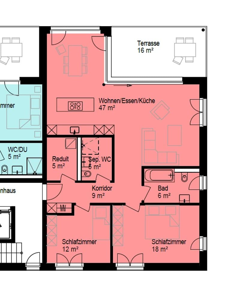 Grosszügige 3½ Zimmer Neubauwohnung / Spacieux appartement neuf de 3½ pièces (11)